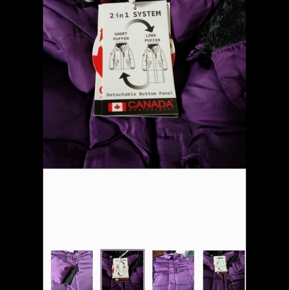Canada Weathergear Women's Winter coat medium - Picture 5 of 6